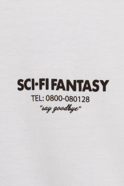 Sci-Fi Fantasy Dead Planet T-Shirt White - BONKERS