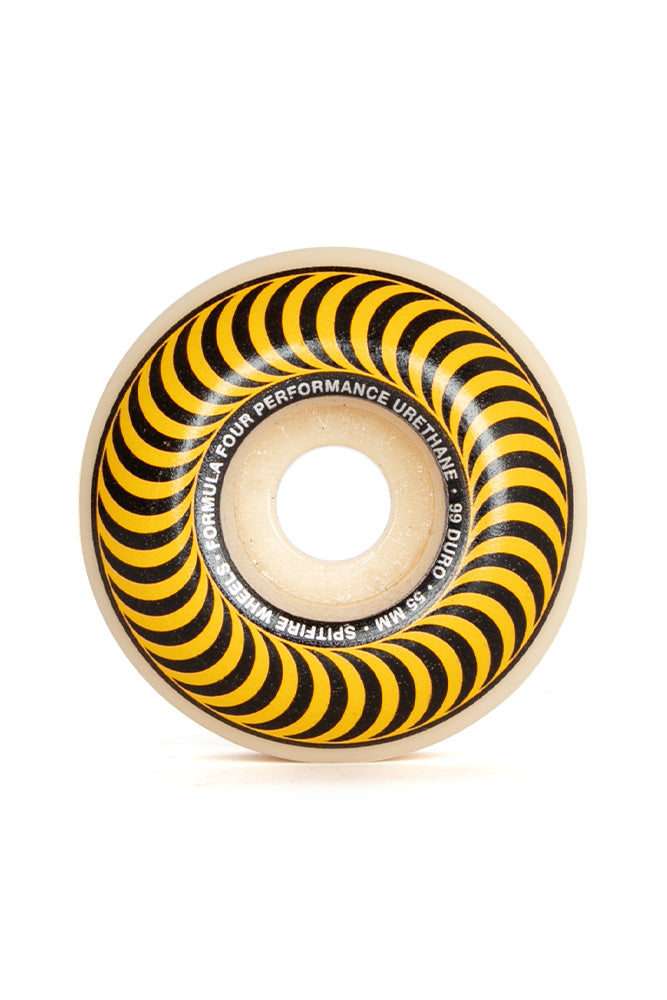 Spitfire Formula Four Classics Yellow 55MM 99A Wheels - BONKERS