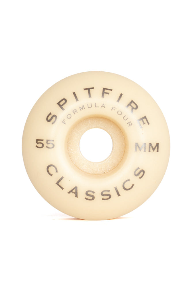 Spitfire Formula Four Classics Yellow 55MM 99A Wheels - BONKERS