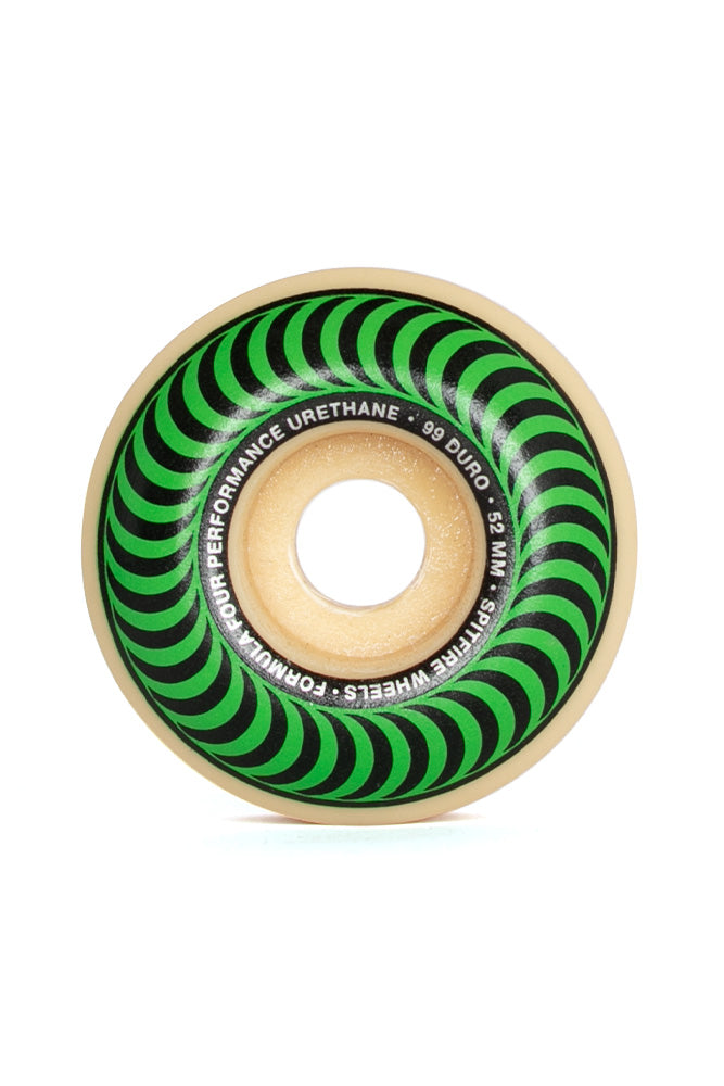 Spitfire Formula Four Classics Green 52MM 99A Wheels - BONKERS