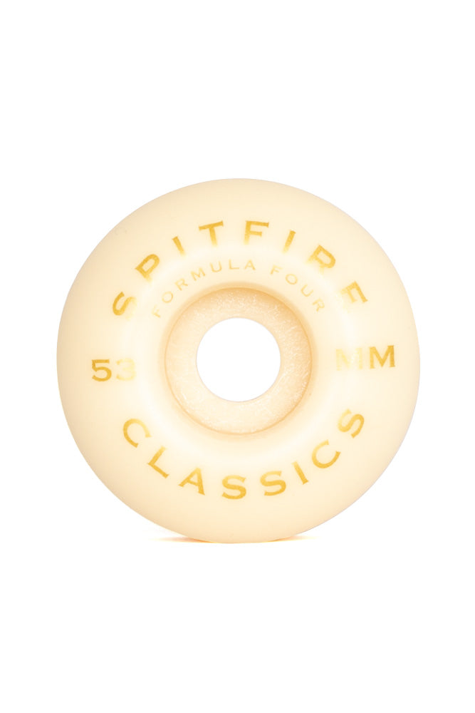 Spitfire Formula Four Classics Orange 53mm 101A Wheels - BONKERS