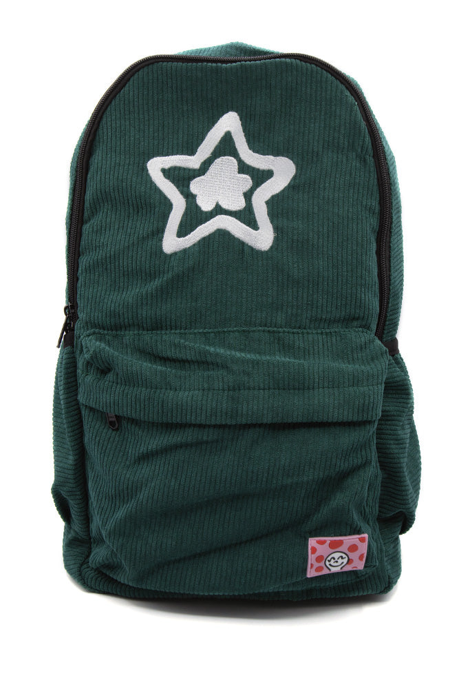 Star Team By Kyota Umeki Corduroy Star Backpack Green