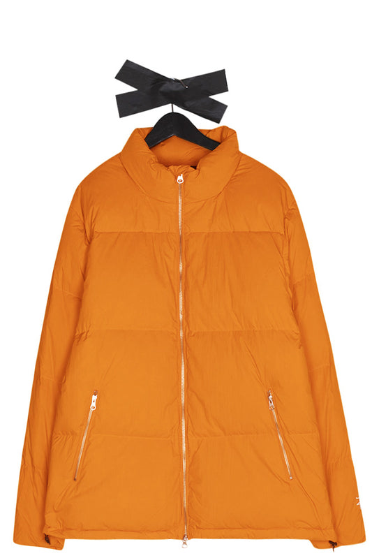 Stussy Nylon Down Puffer Jacket Orange - BONKERS