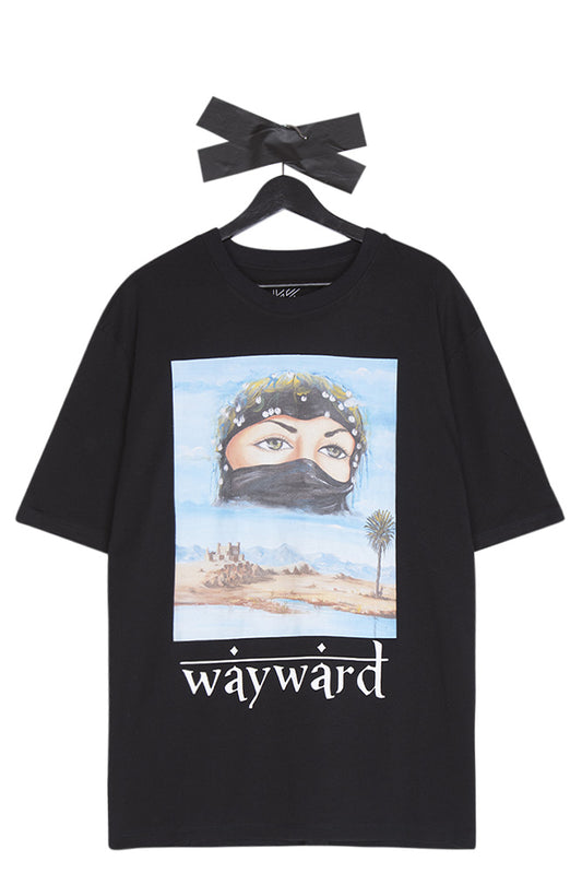 Wayward London Eyes T-Shirt Black - BONKERS