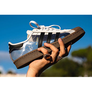 Blondey McCoy's Transparent Adidas Superstar 80s