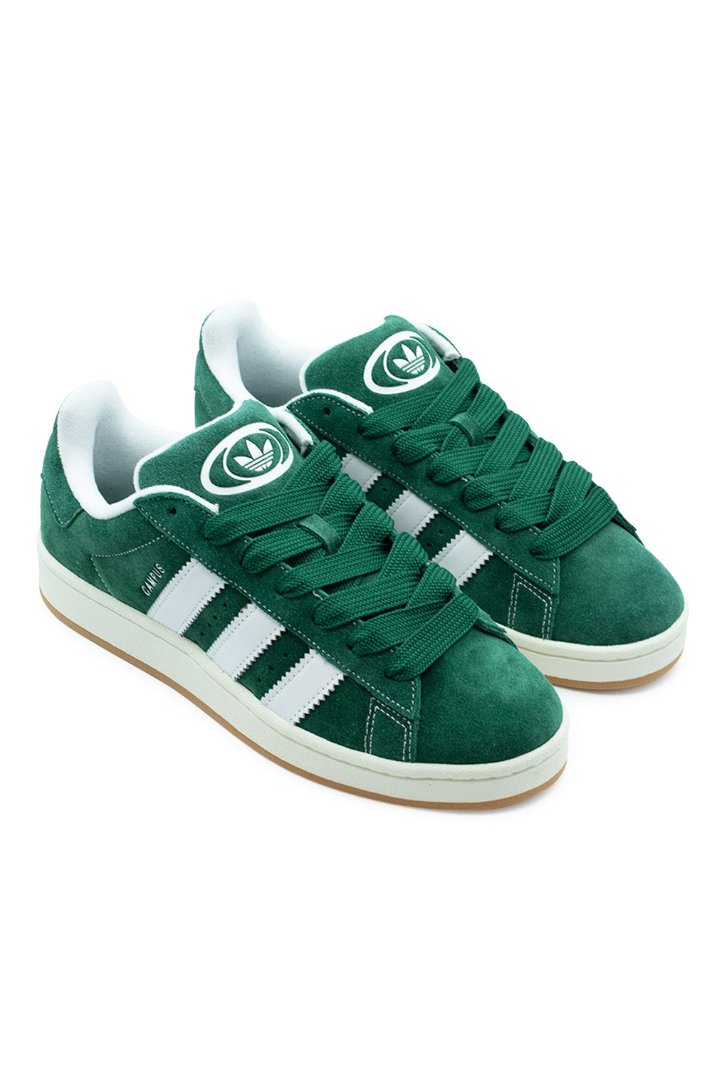 Adidas Campus 00s Shoe Dark Green / Cloud White / Off White - BONKERS