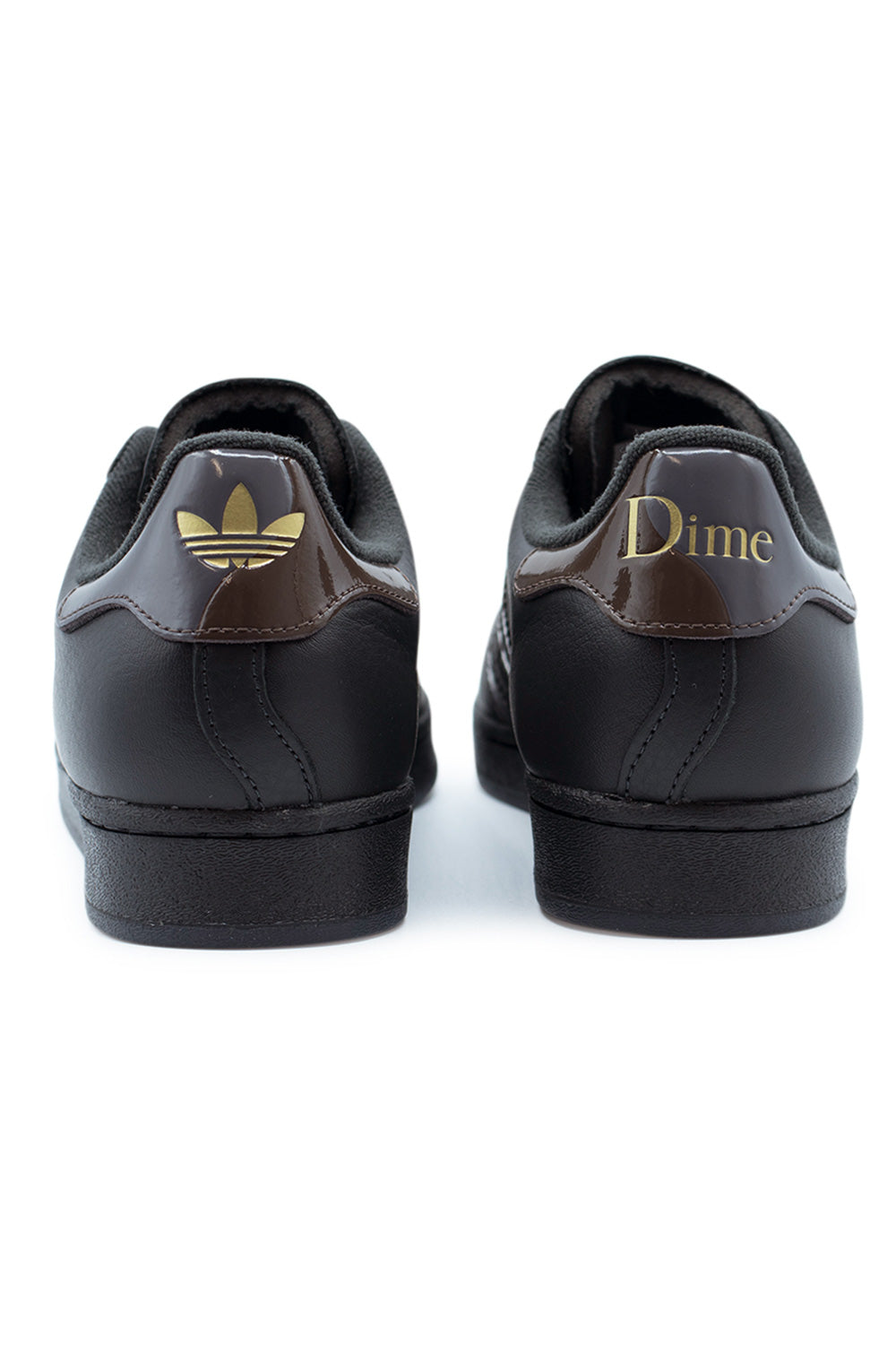 Adidas X Dime Superstar ADV Shoe Carbon / Grey Five / Brown | BONKERS