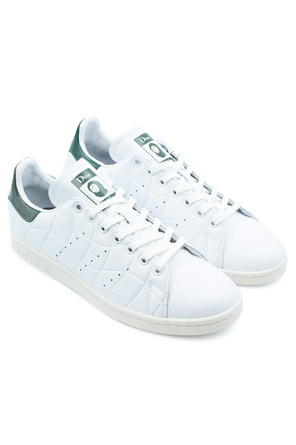 Adidas X Dime Stan Smith Schuh Weiss / Dunkelgrün / Grün