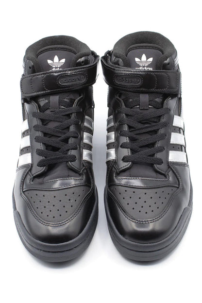 Adidas Forum 84 Mid ADV Shoe (Heitor Da Silva) Core Black / Silver Metallic / Core Black - BONKERS