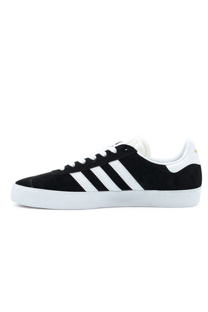 Adidas Gazelle ADV Shoe Core Black / Footwear White / Gold Metallic - BONKERS