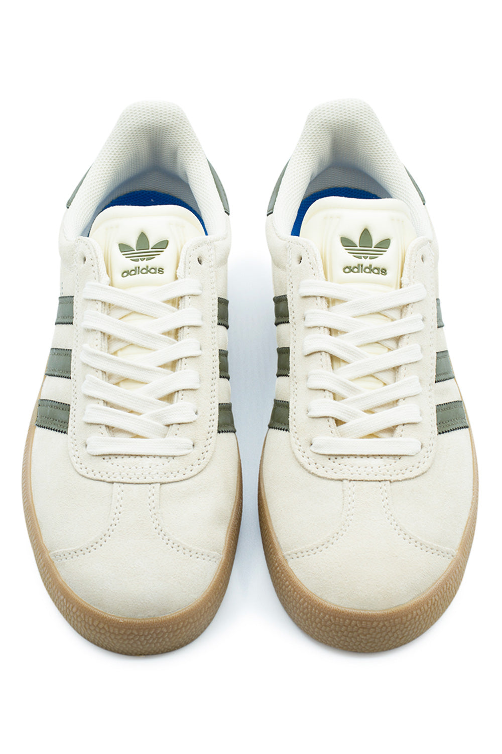 Adidas Gazelle ADV Schuh Ecru / Oliv / Gum