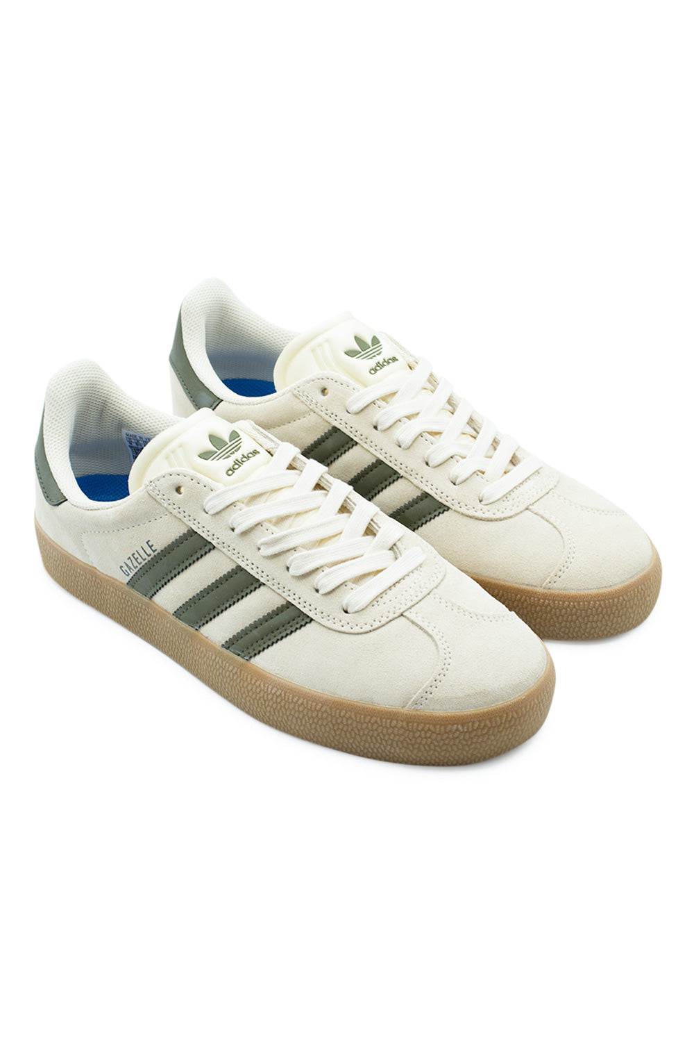 Adidas Gazelle ADV Schuh Ecru / Oliv / Gum