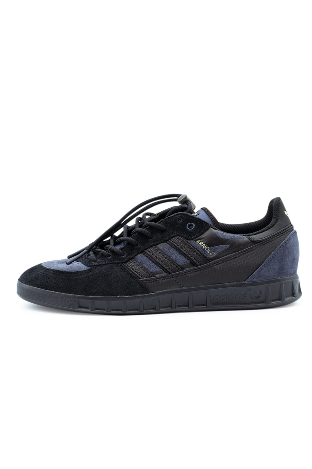 adidas Handball Top Mike Arnold Core Black – limitierter Sneaker mit hochwertigem Wildleder-Obermaterial und markanten Dark Blue & Flash Orange Details