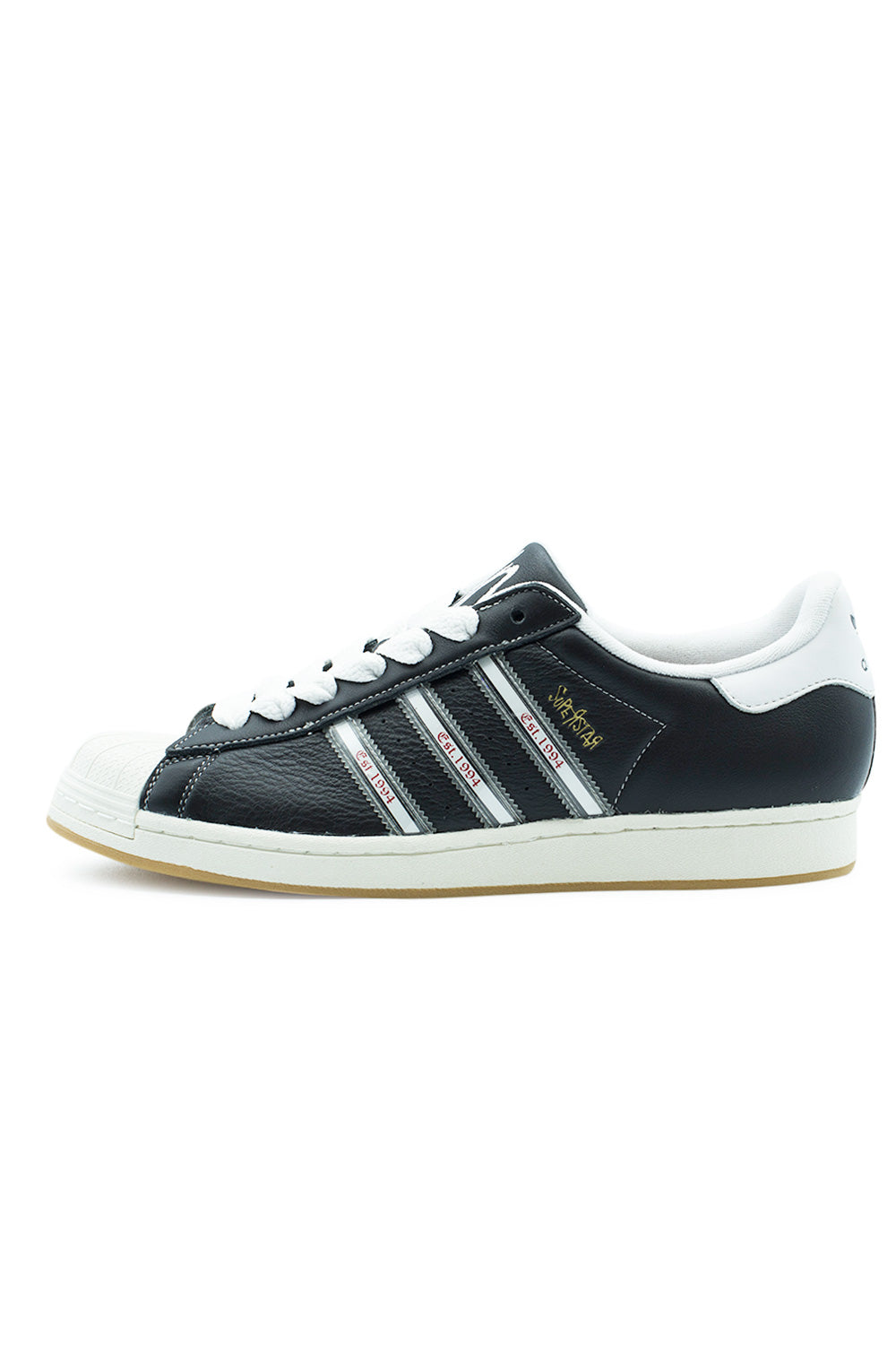 Adidas X Korn Superstar Schuh Schwarz / Altweiss / Scharlachrot