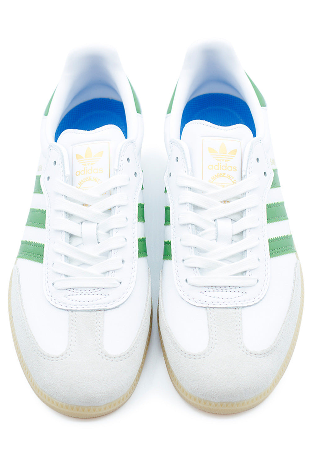 Adidas Samba ADV Shoe Cloud White / Crew Green / Gum - BONKERS