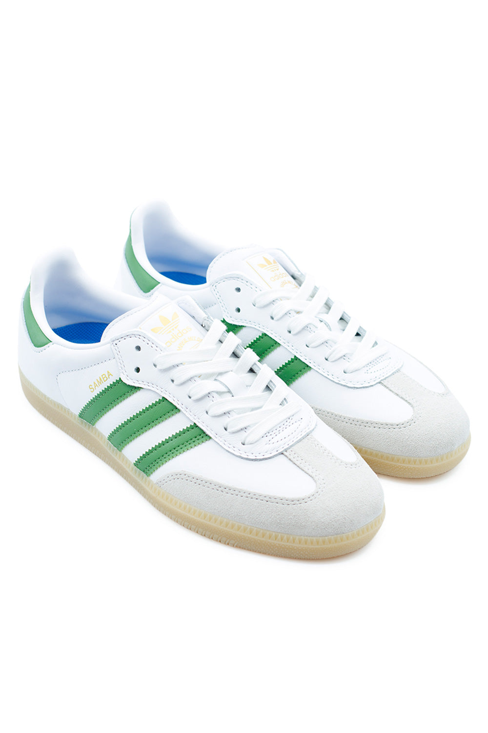 Adidas Samba ADV Shoe Cloud White / Crew Green / Gum - BONKERS