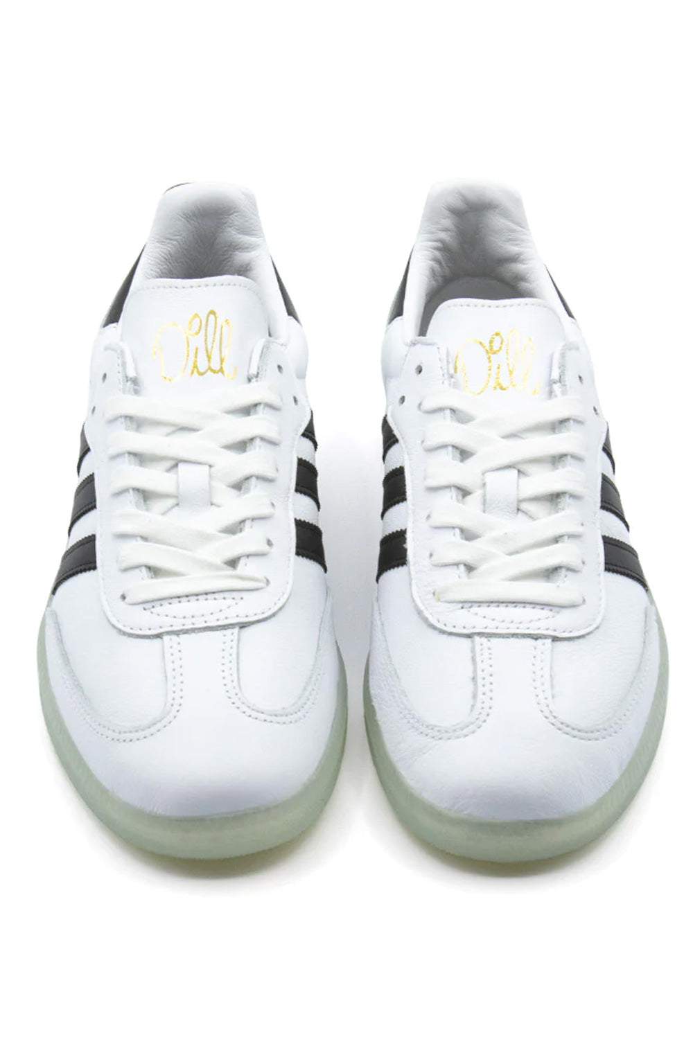 Adidas Samba Shoe (Jason Dill) White / Black / Gold - BONKERS