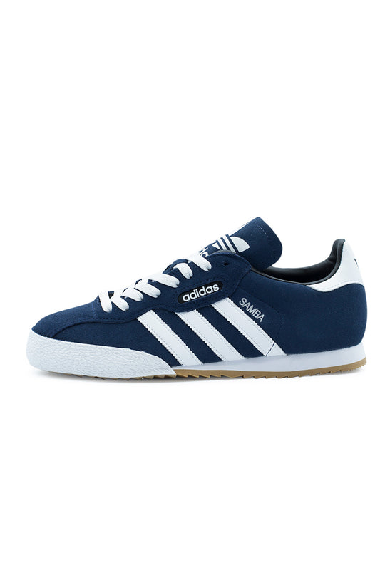 Adidas Samba Super Suede Schuh Marineblau / Weiss / Weiss / Marineblau