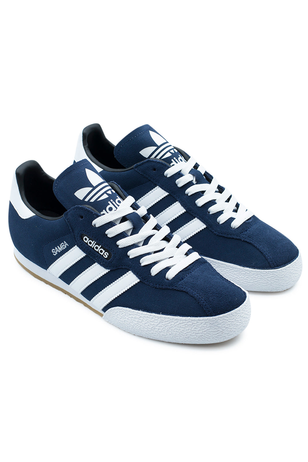 Adidas Samba Super Suede Schuh Marineblau / Weiss / Weiss / Marineblau