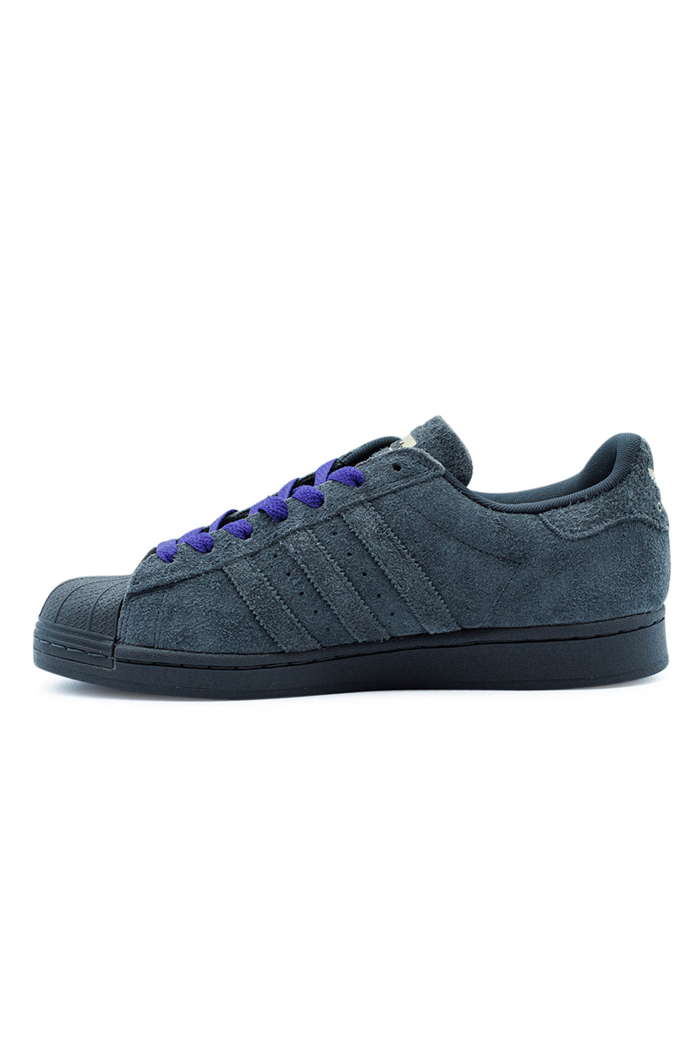 Adidas Superstar ADV Shoe Carbon / Carbon / Collegiate Purple - BONKERS