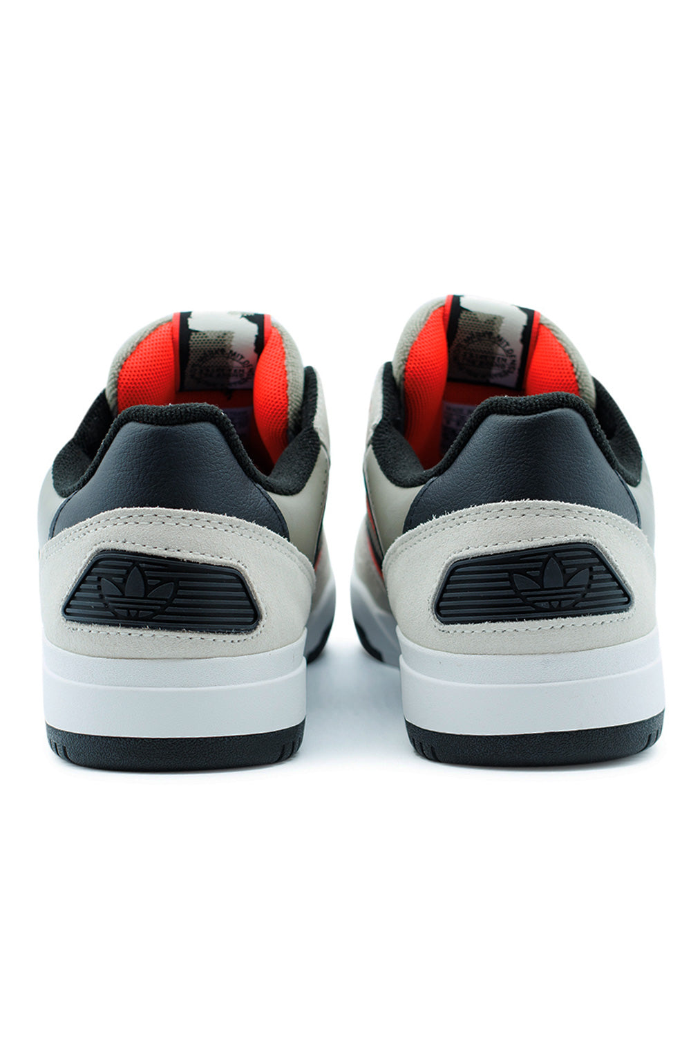 Adidas Tekkira Cup Orbit Grey Core Black Solar Red – durable skate sneaker with suede leather mix, padded ankle collar, and cup sole.