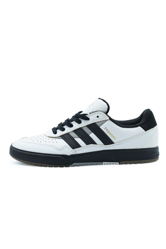 Adidas Tyshawn II Shoe Crystal White / Core Black / Charcoal Solid Grey - BONKERS