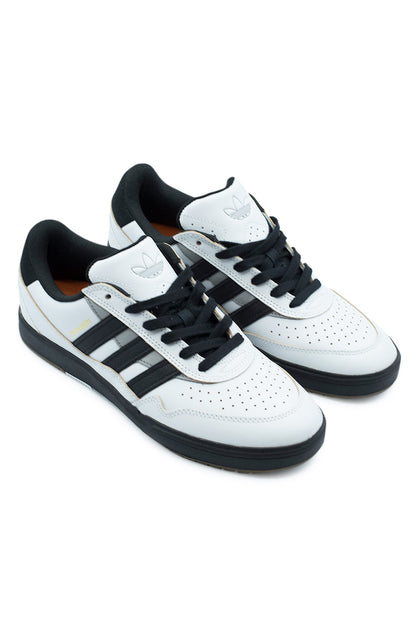 Adidas Tyshawn II Shoe Crystal White / Core Black / Charcoal Solid Grey - BONKERS