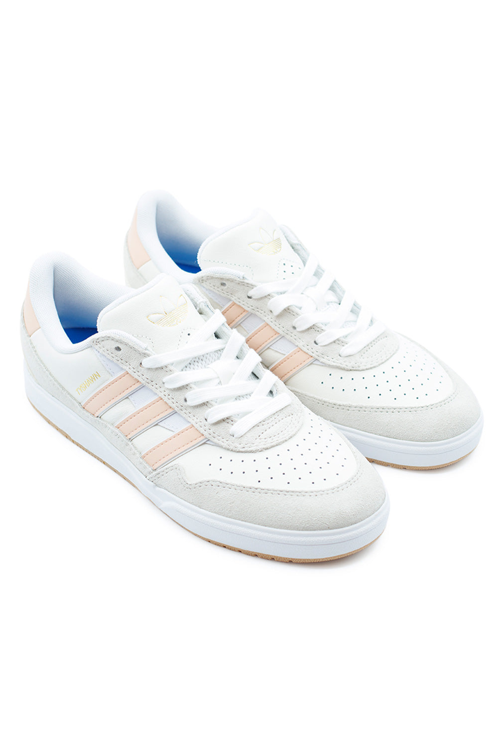 Adidas Tyshawn II Shoe Wonder White / Powder Coral / Off White - BONKERS
