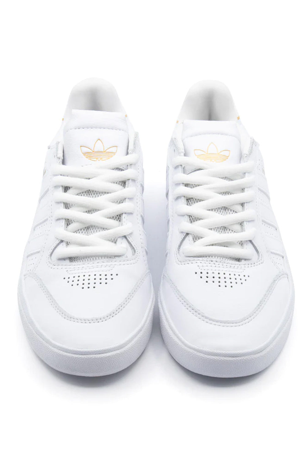 Adidas Tyshawn Low Shoe Cloud White / Cloud White / Gold Metallic - BONKERS