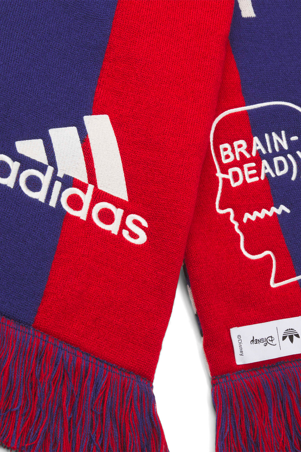 Adidas X Brain Dead X Disney Scarf Better Scarlet / Victory Blue