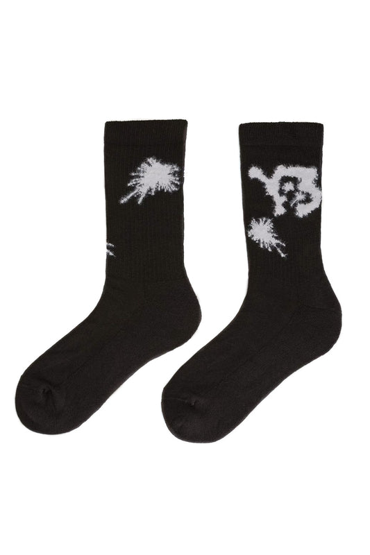 Adidas Y-3 X Chito Graphic Crew Socks Negro