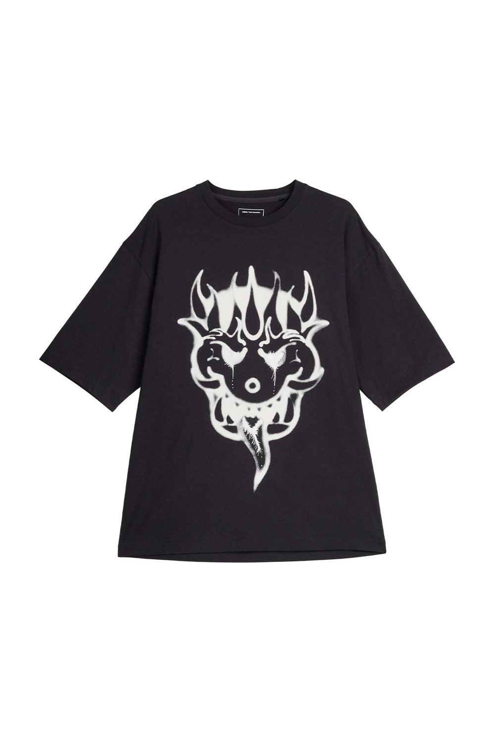 Shop Adidas Y-3 X Chito GFX Graphic T-Shirt in Black. Loose fit cotton tee with airbrushed monster face artwork & neck logo. Limited capsule. Buy now!