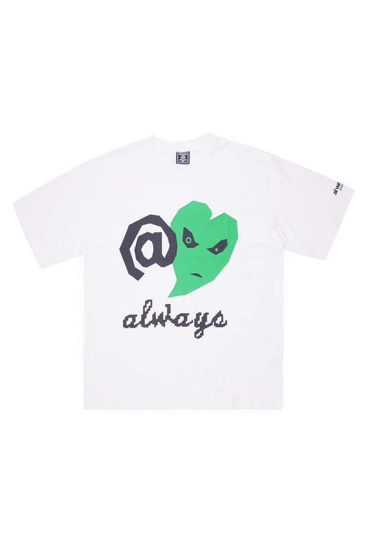 Always Love Is Hard T-Shirt White - BONKERS