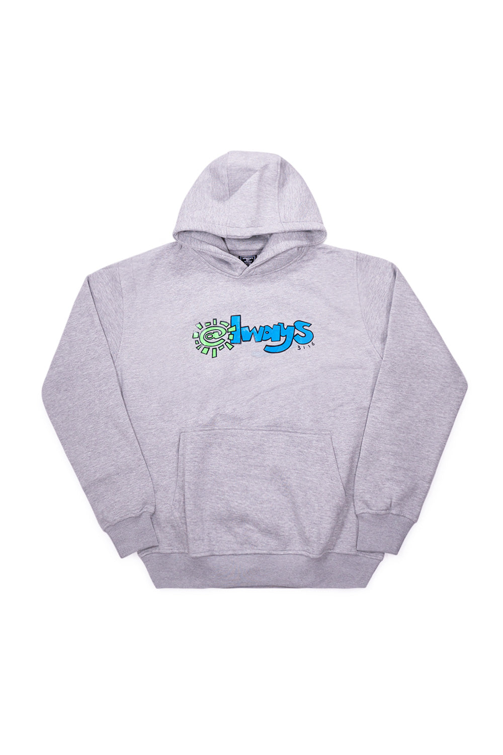 Always 3116 Hoodie Grau Meliert