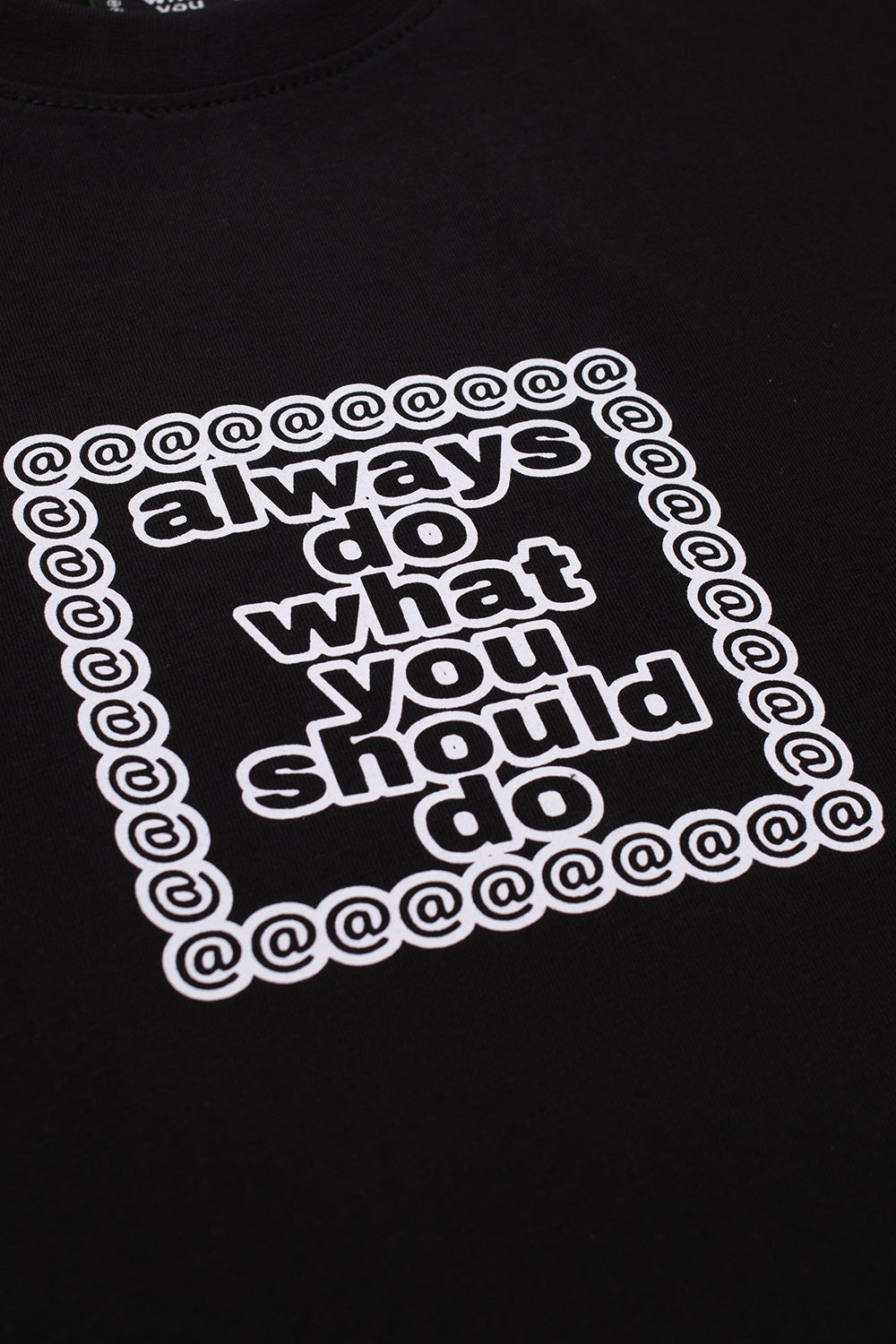 "Always ADWYSD Core T-Shirt Black – Lässiges Herren-T-Shirt aus weicher Baumwolle für den perfekten Streetstyle"