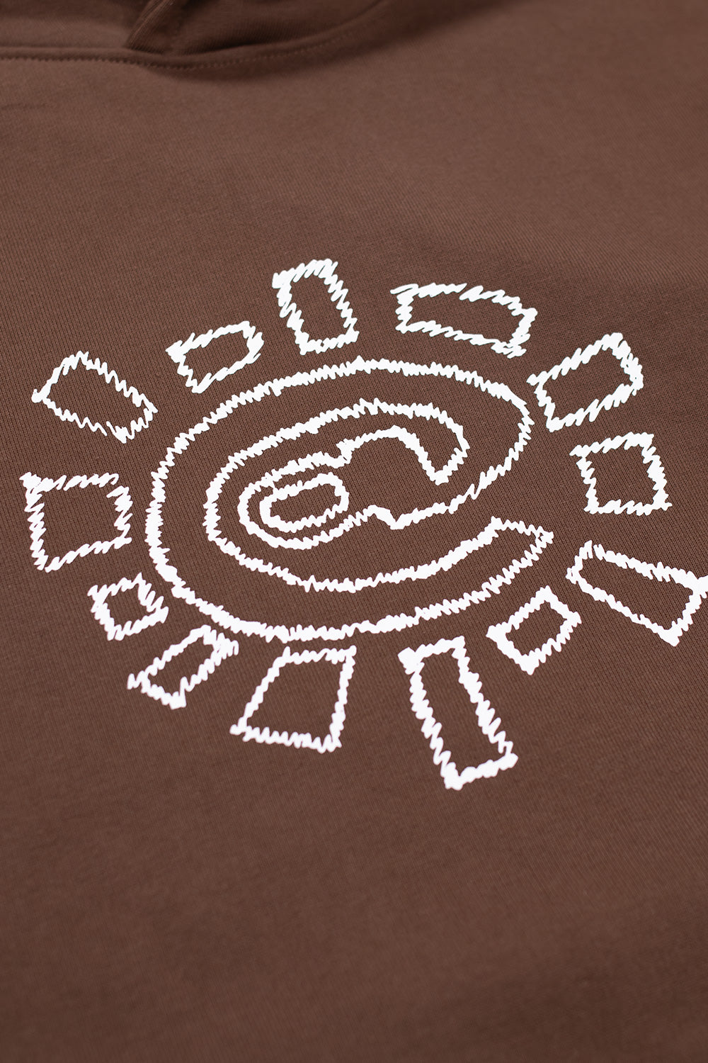Always Scribble @Sun Hoodie Brown - BONKERS