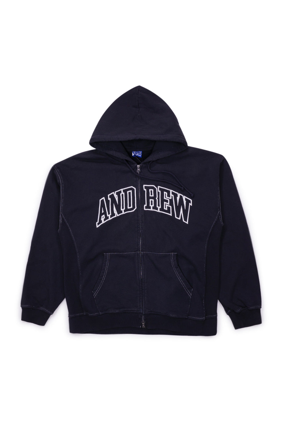 Andrew Miami Arch Zip Hoodie Black - BONKERS