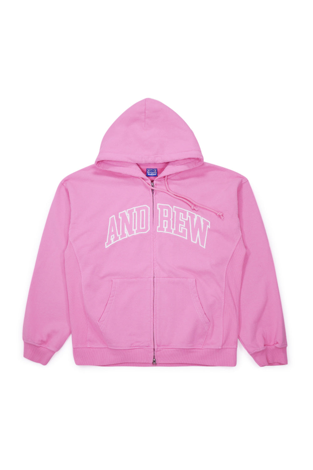 Andrew Miami Arch Zip Hoodie Pink - BONKERS