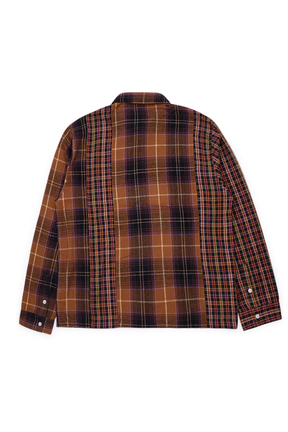 Andrew Miami Patchwork Flannel Brown - BONKERS