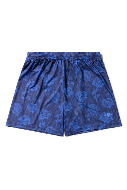 Aries X Umbro Roses Football Shorts Blue