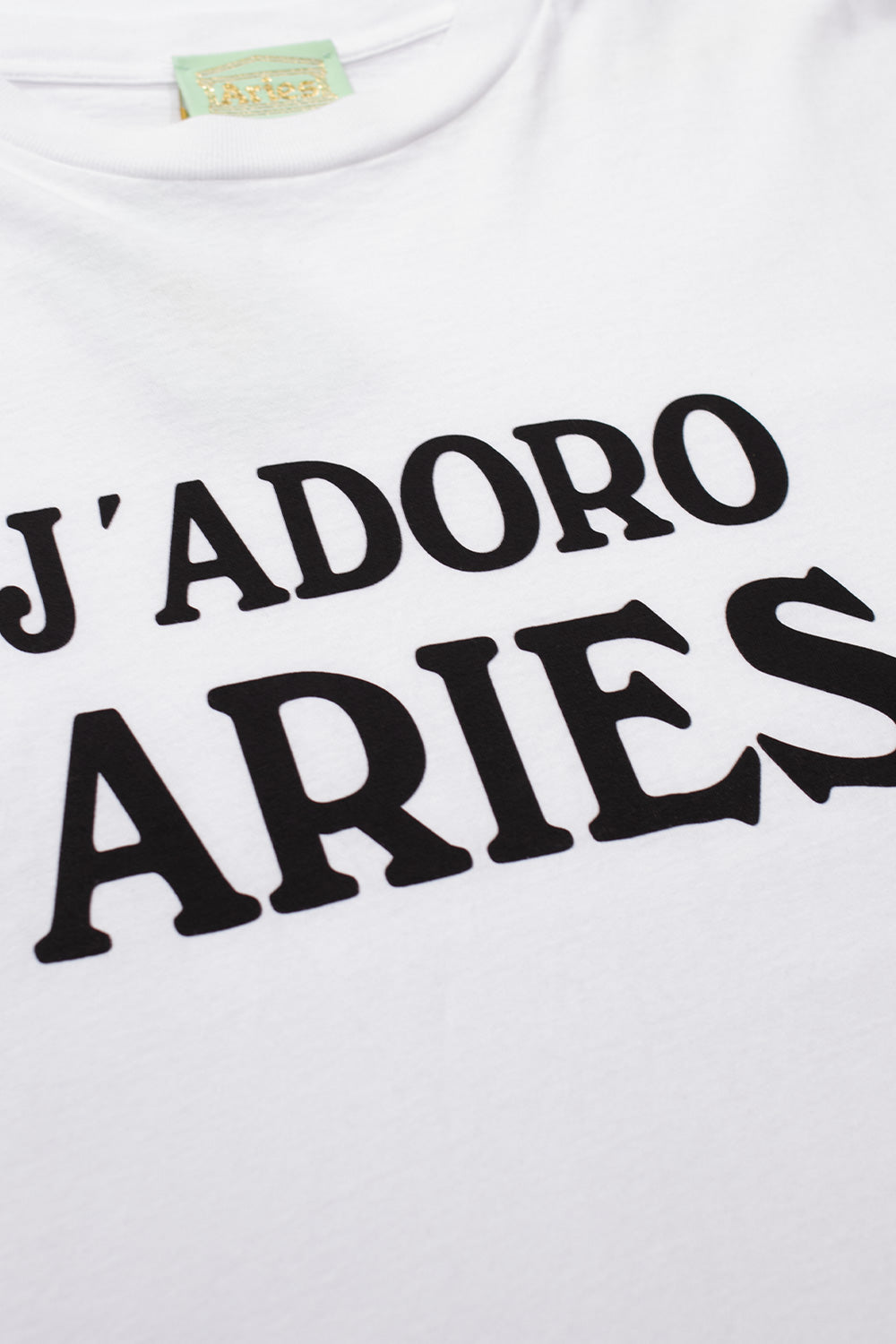 Aries Adoro Aries T-Shirt White - BONKERS