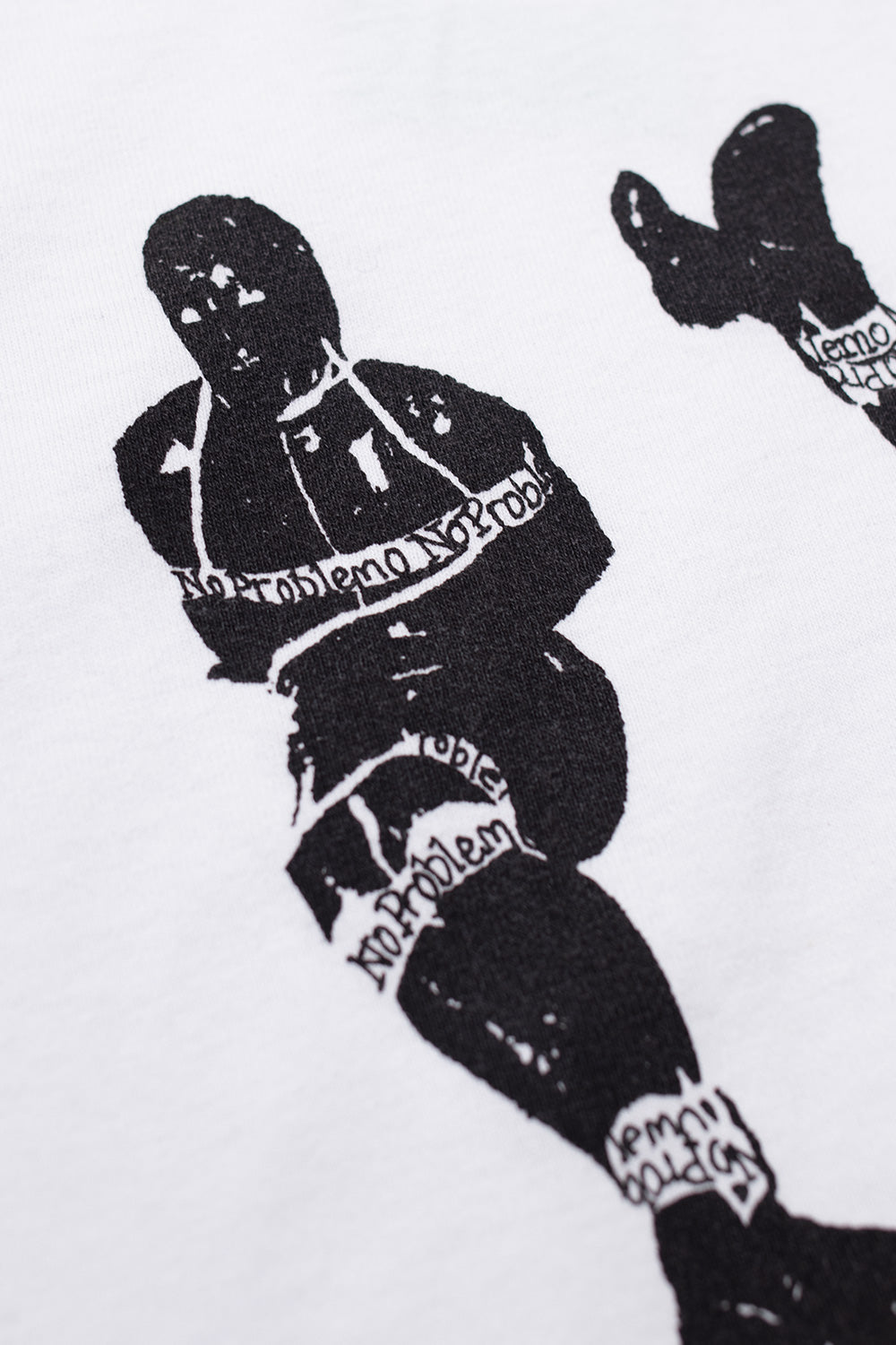 "Aries Bondage T-Shirt White – Stylisches weißes T-Shirt mit exklusivem Bondage-Print für moderne Modebewusste"