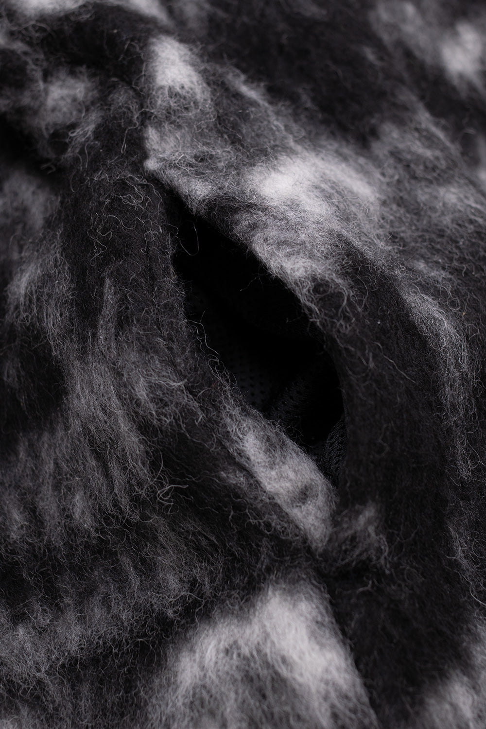 Aries Oversized Monster Fleece Hoodie Black - BONKERS