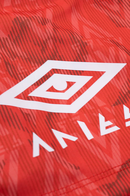 Aries X Umbro Red Roses Football Jersey Rot