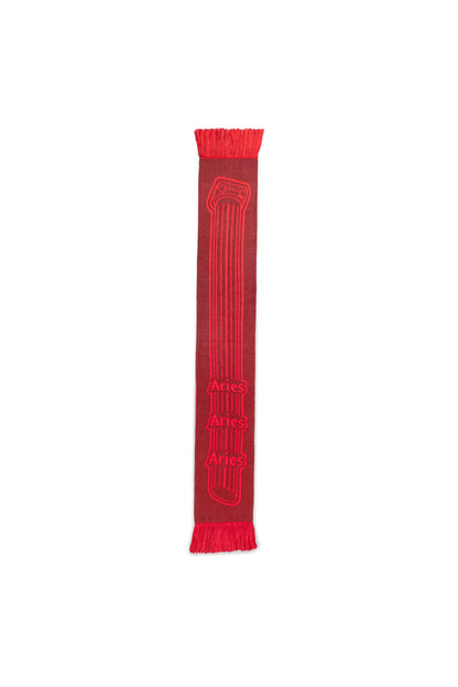 Aries Column Scarf Red