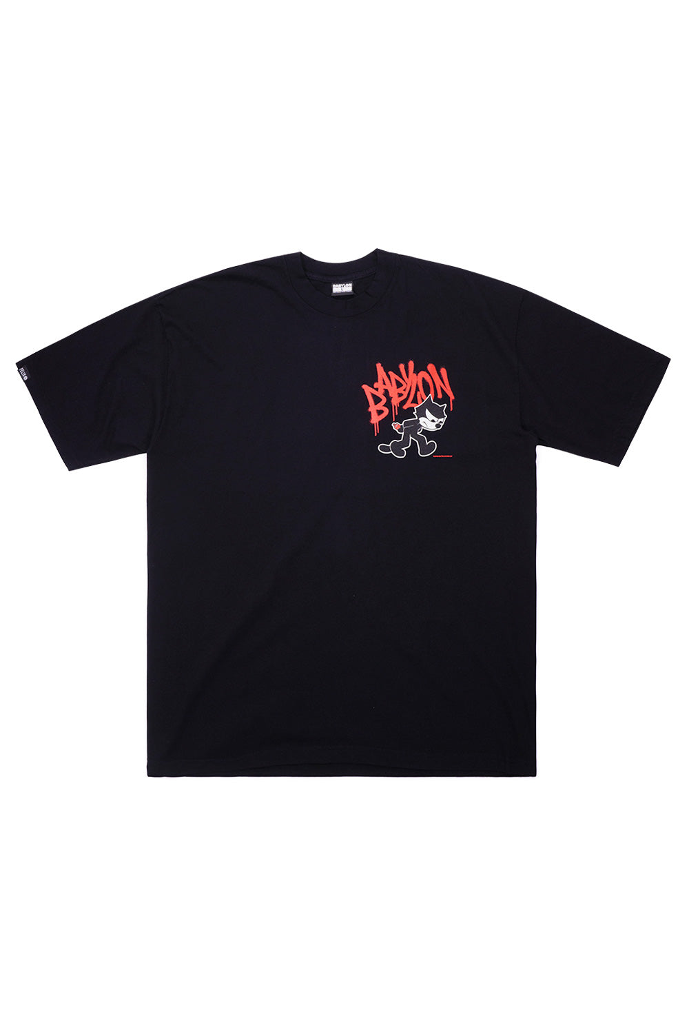 Babylon LA X Felix The Cat Spray T-Shirt Schwarz