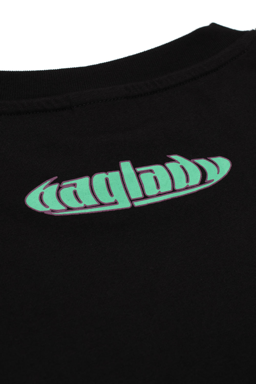 "Rückansicht des Baglady Composure T-Shirts – schlichtes Design mit lockerer Passform für maximalen Tragekomfort"