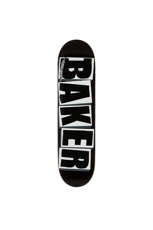Baker Brand Logo Deck 8,25" (O.G. Shape Black / White) - BONKERS