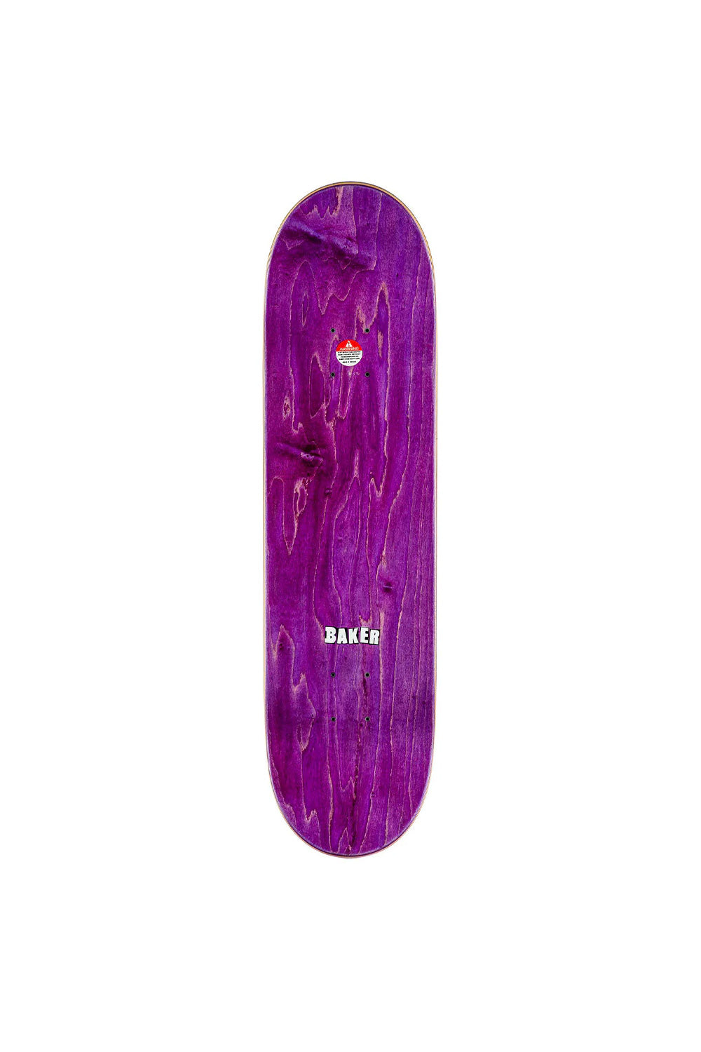 Baker Brand Logo Deck 8,0" (O.G. Shape Red / White) - BONKERS