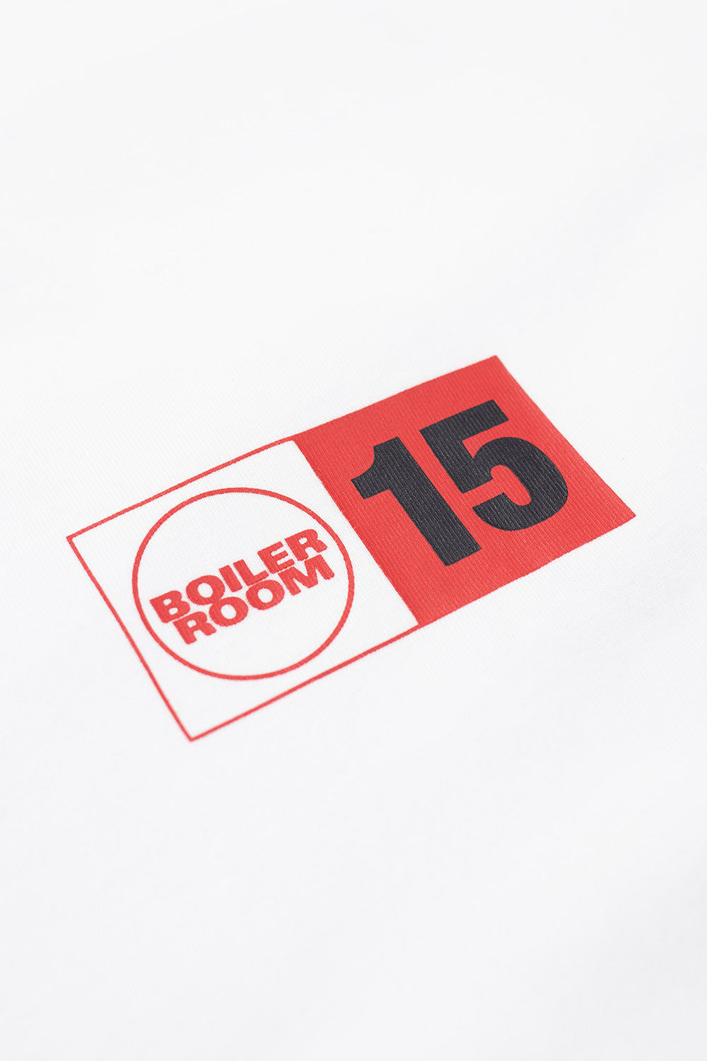 Boiler Room 15 Years Camera T-Shirt White - BONKERS